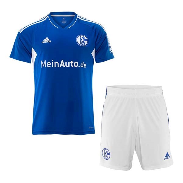 Fussballtrikots Schalke 04 Heim Kinder 2022-2023